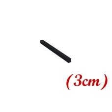 Blat atermic culoare Negru 3 cm